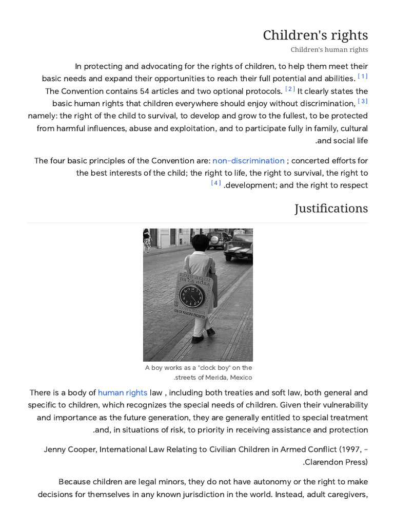 Children's Rights | PDF