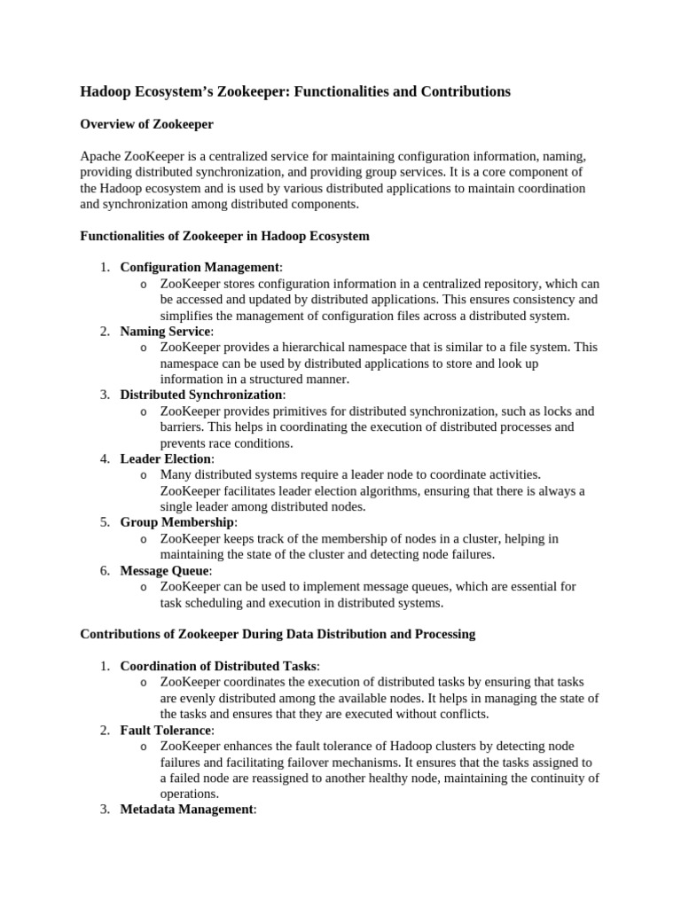 Hadoop Ecosystem Pdf