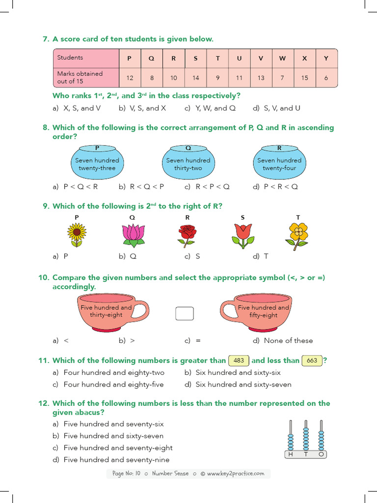 Grade 2 Maths Olympiad | PDF