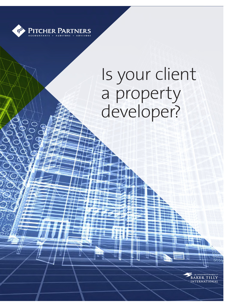 Is Your Client A Property Developer | PDF
