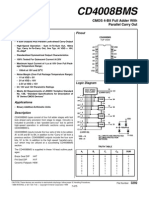 CD4008BMS - Full Adder