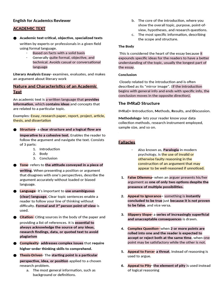 Reviewer Midterms 1 | PDF