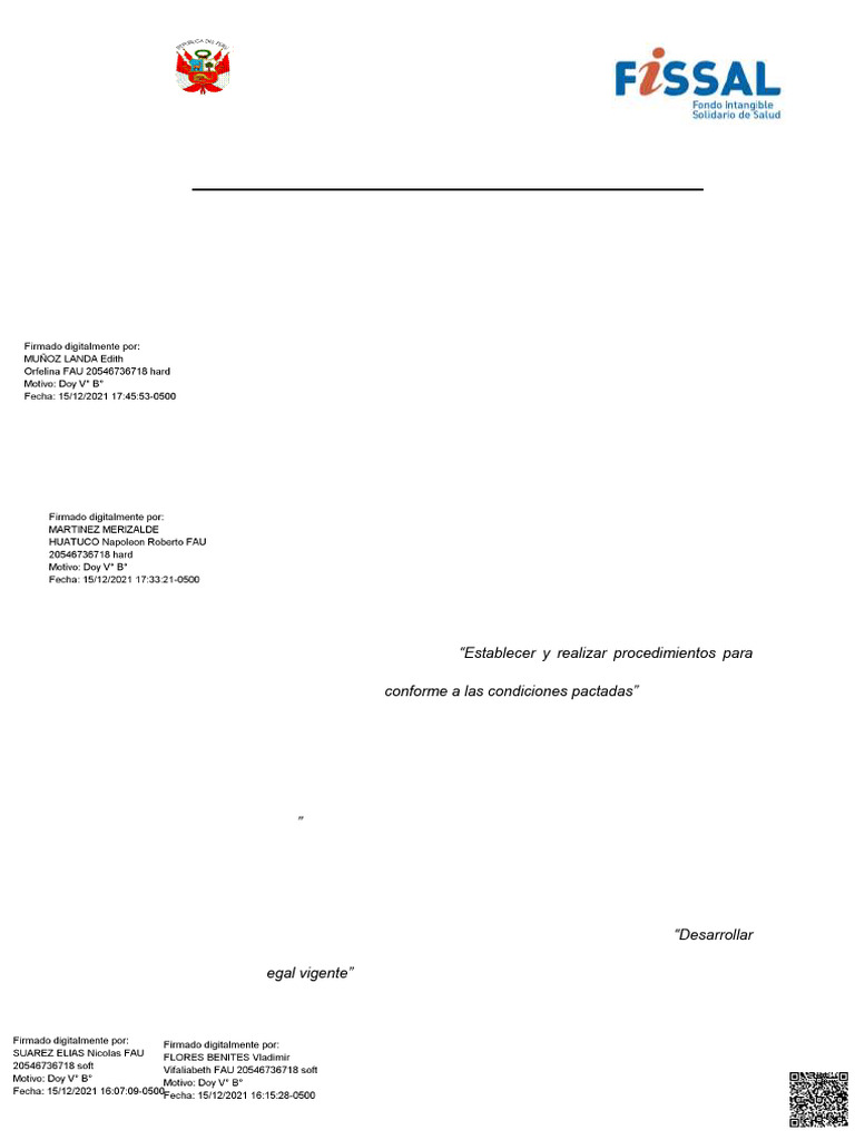 RJ - 119 - 2021 Control de Prestaciones FISSAL | PDF