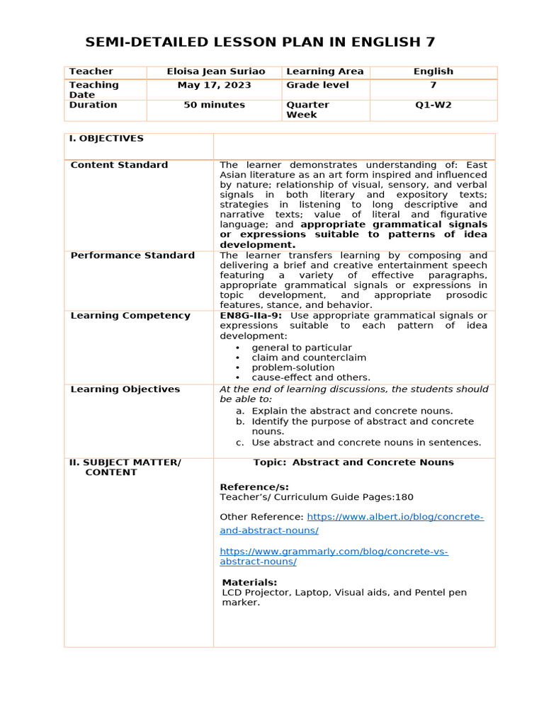 Lp For Demo Teaching Pdf