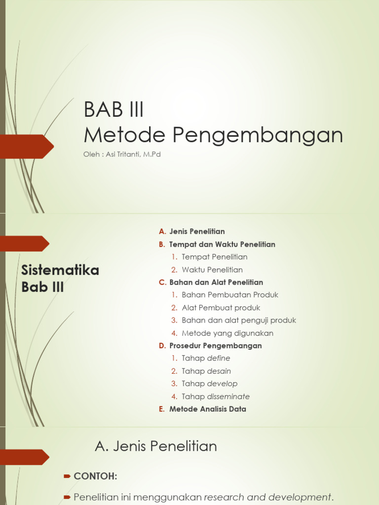 Teknik Penulisan Bab Iii | PDF