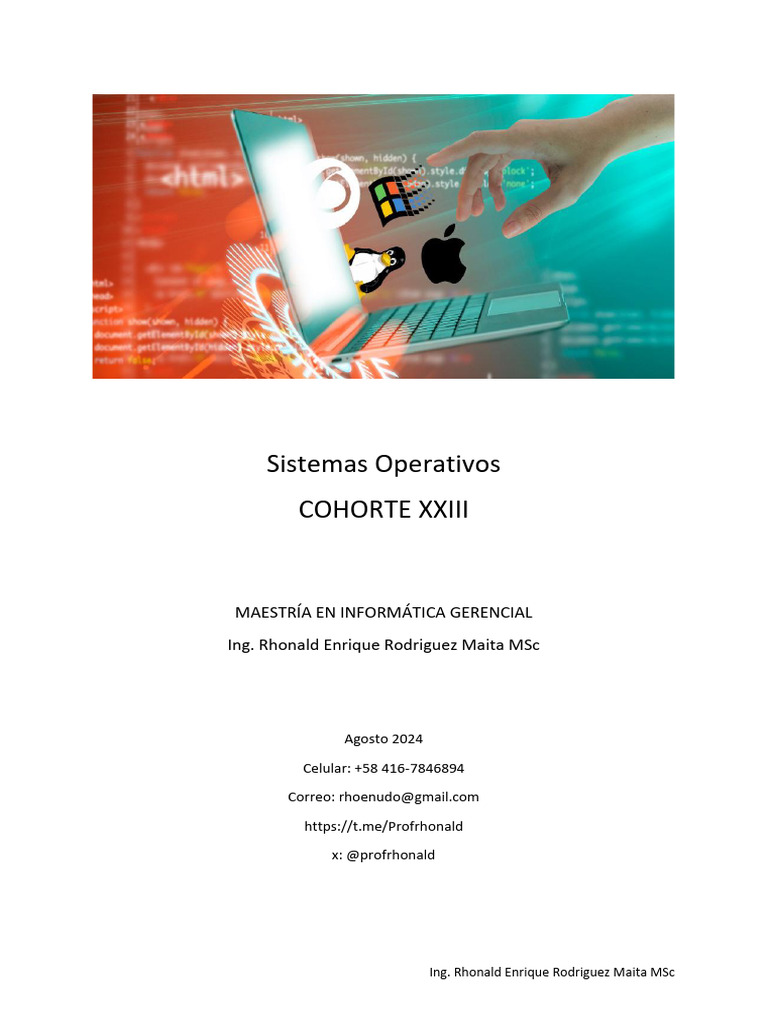 Manual de Sistemas Operativos | PDF