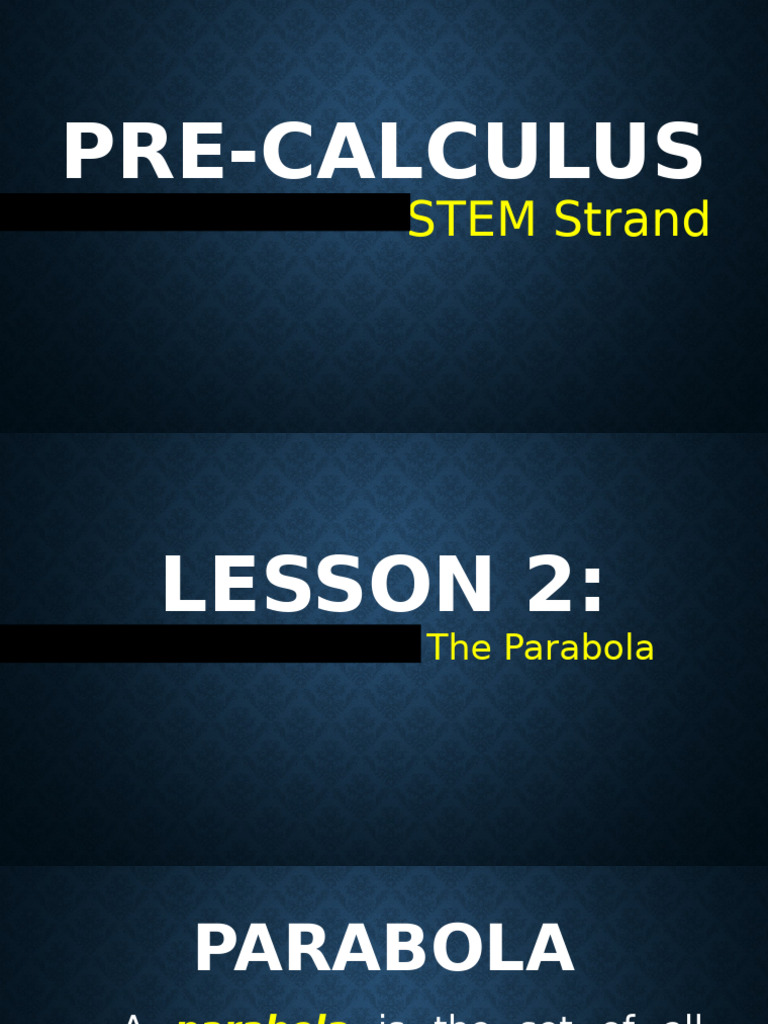 Pre Cal 105 | PDF