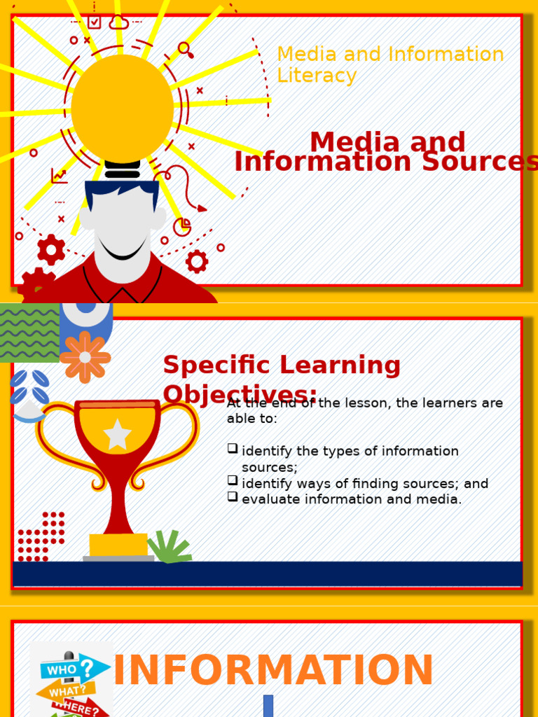 Mil Lesson 5 Media and Information Sources | PDF