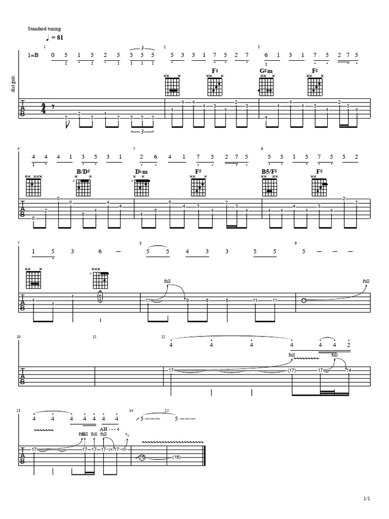 Standard tuning pdf