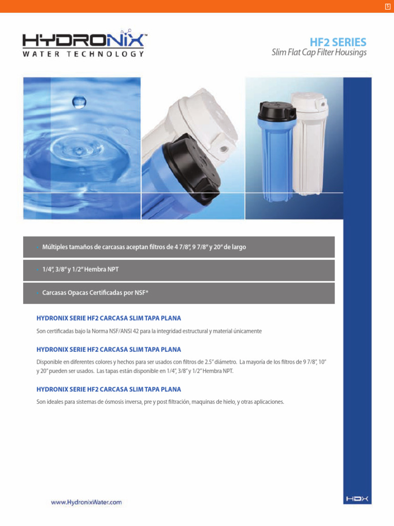 Hydronix F2 - Es | PDF