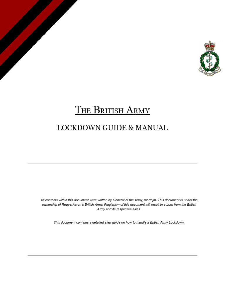 Lockdown Guide & Manual | PDF