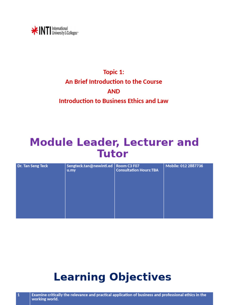 Lecture 1 Introduction | PDF | Career & Growth