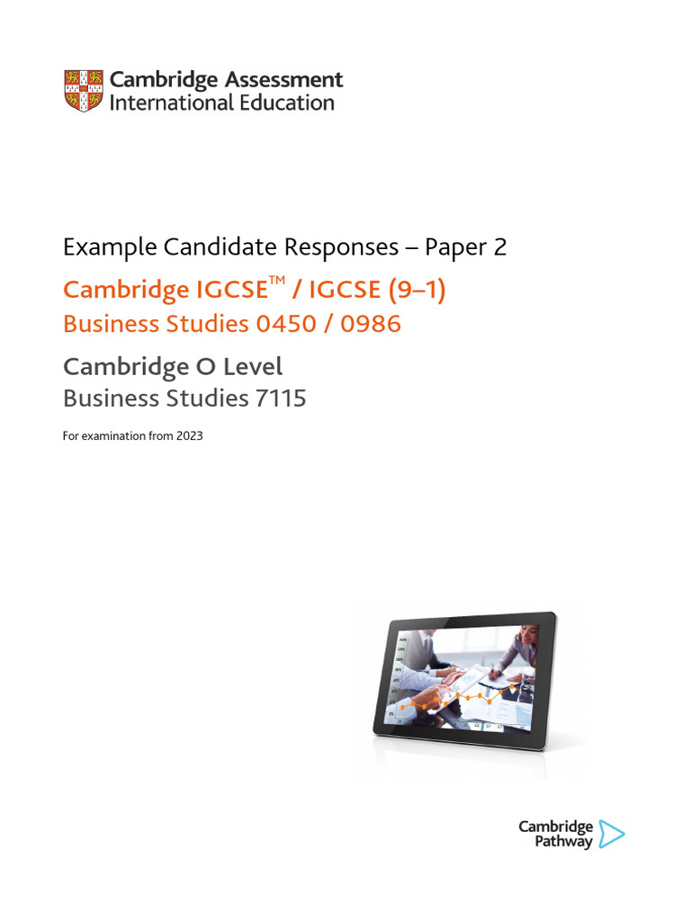 0450 Candidate Response P2 | PDF