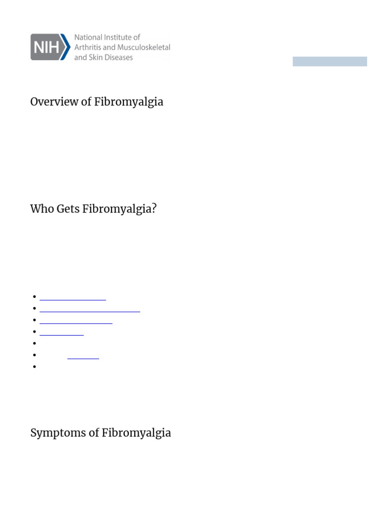 Fibromyalgia en | PDF