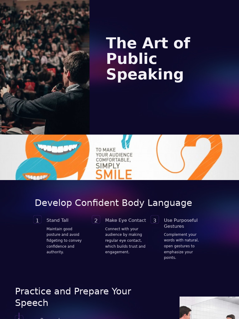 The Art of Public Speaking | PDF