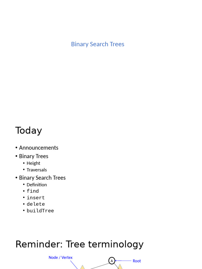 Binary Search Trees | PDF