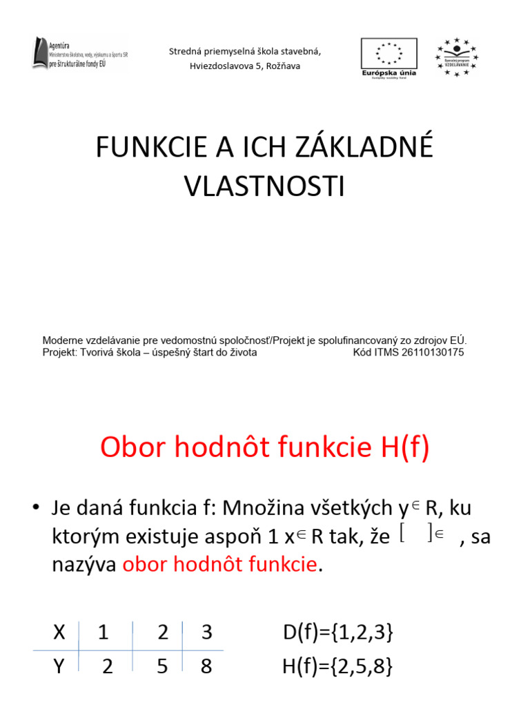 Funkcie | PDF