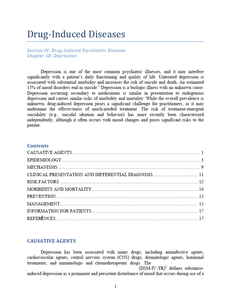 Drug Induced Diseases Pdf