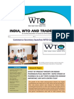 India, Wto and Trade Issues: Commerce Secretary Launches WTO Centre Logo