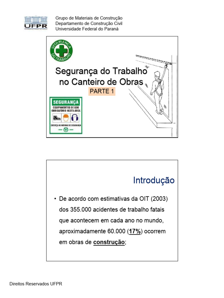 Segurança No Canteiro de Obras | PDF