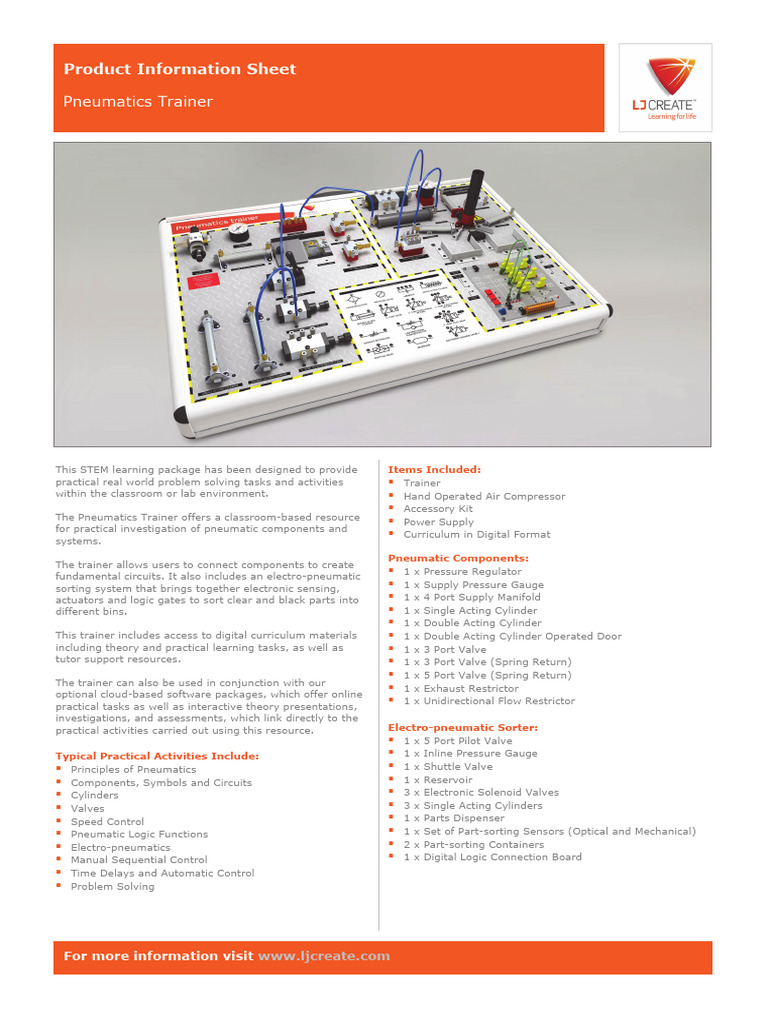 270 01 Pneumatics Trainer 1 | PDF