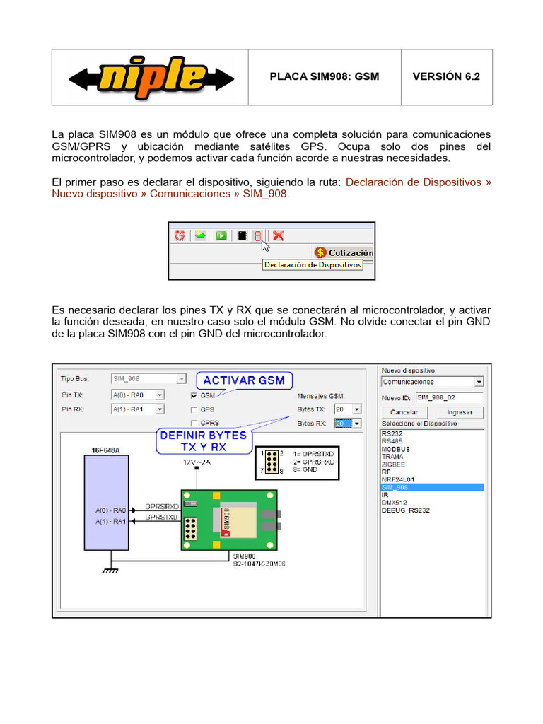 05 Sim908 GSM | PDF | Gsm | Informática