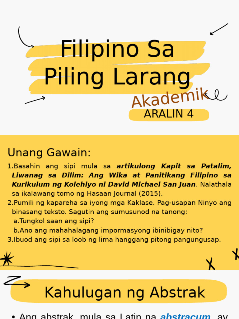Piling Larang Akademik #4 Abstrak | PDF