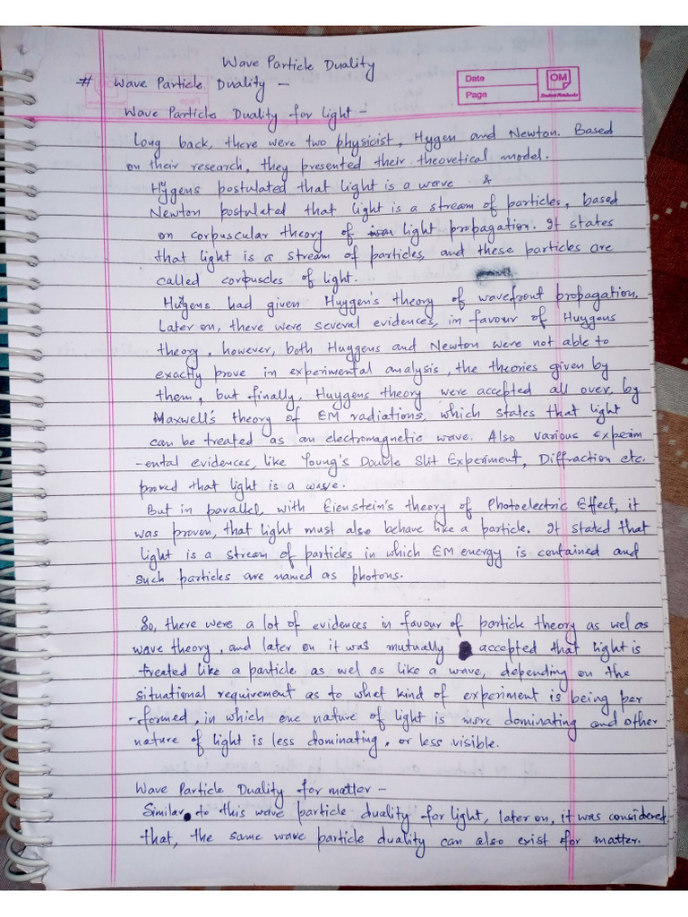 Wave Particle Duality | PDF