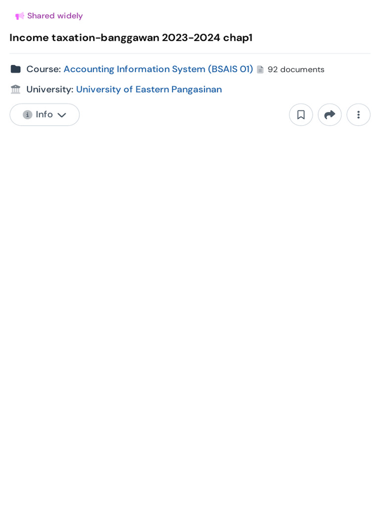 Income Taxation Banggawan 2023-2024 Chap 1 | PDF