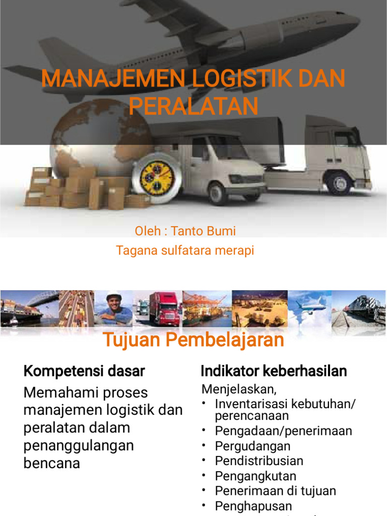 Manajemen Logistik Dan Peralatan 1 Pdf
