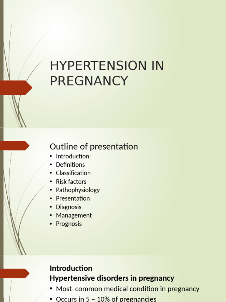 Hypertension Management in Pregnancy | PDF | Hypertension | Blood Pressure