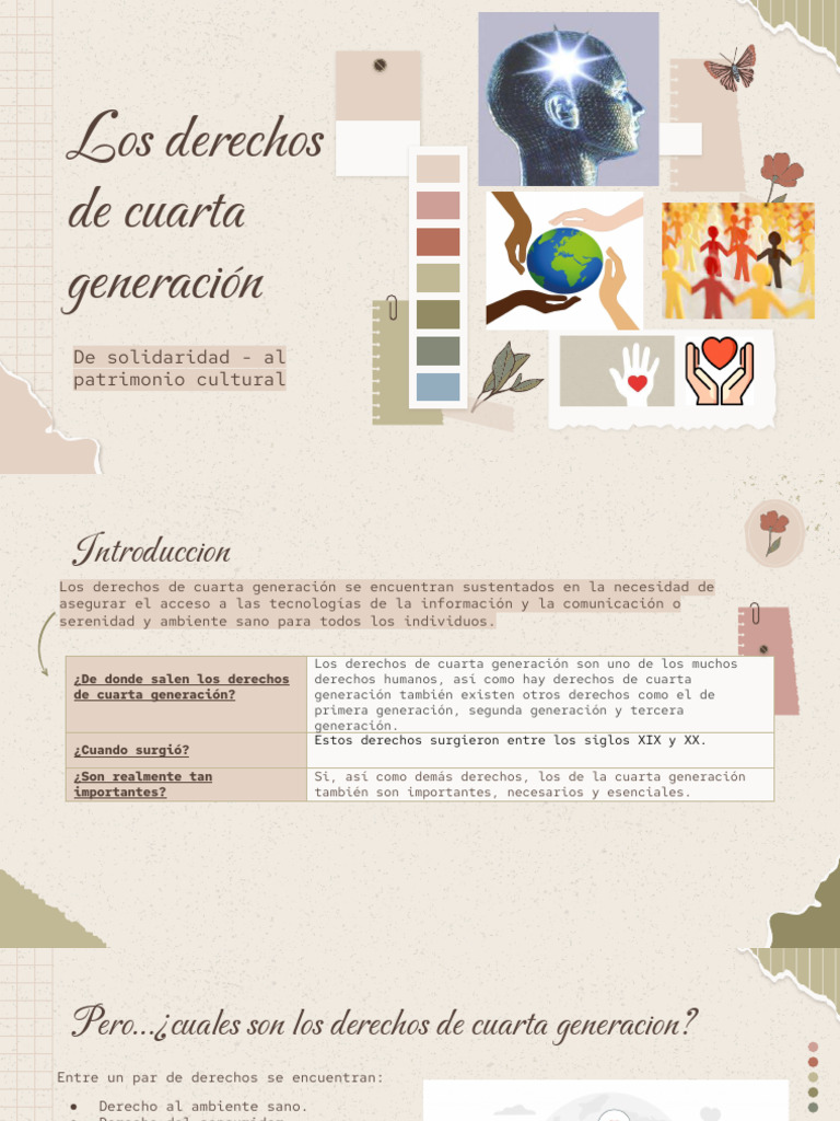 Derechos de Cuarta Generacion-1 | PDF