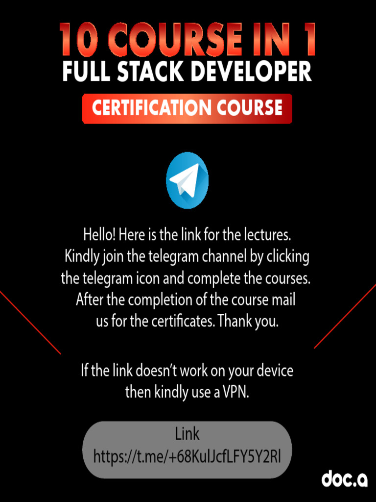 Join Full Stack Developer Course | PDF