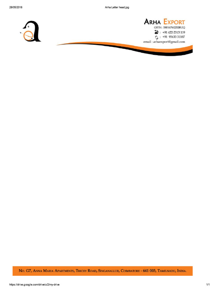 Arha Letter Head | PDF