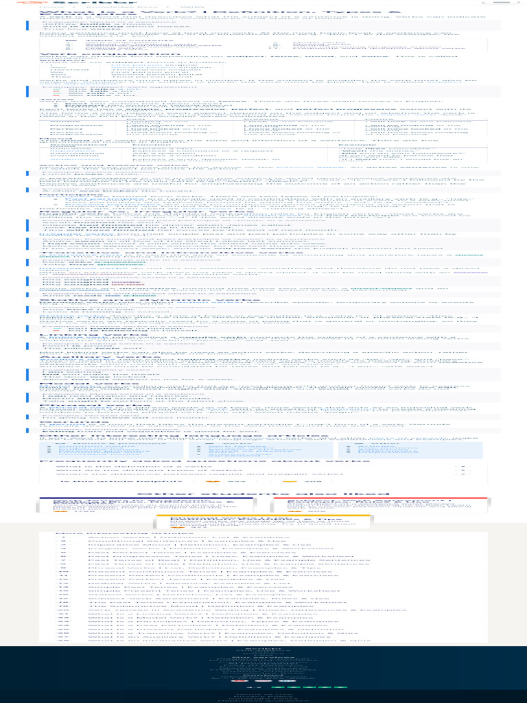 Verbs intelligence overview