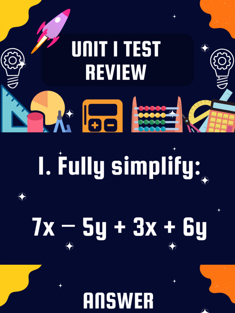 Review For Unit 1 Test | PDF