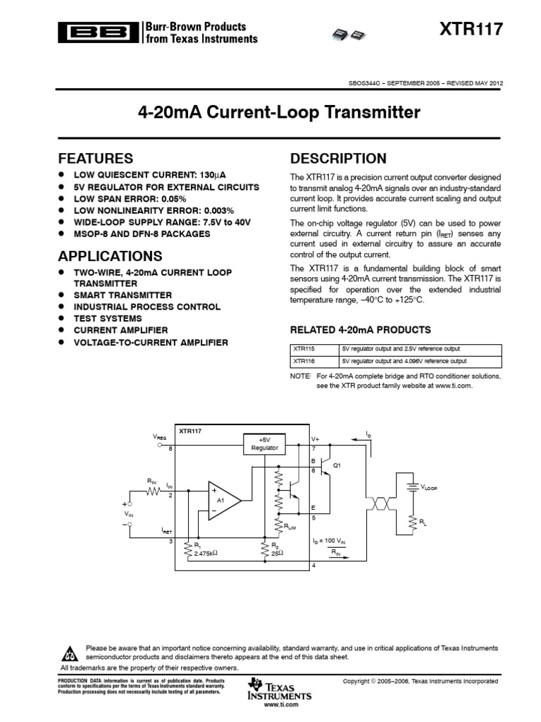XTR 117 | PDF