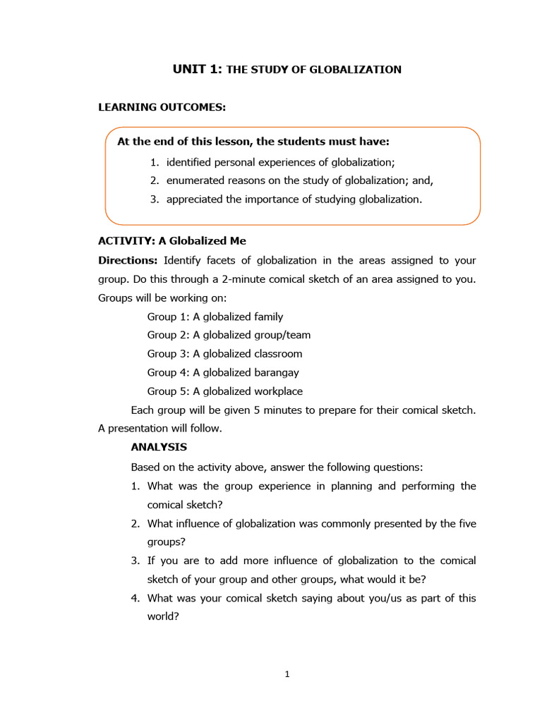 Unit I | PDF