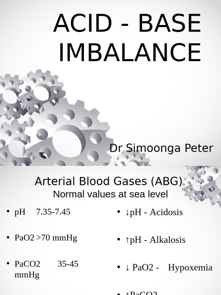 Tau Chempath - Acid Base Imbalance & Pahology of Resp Failure | PDF