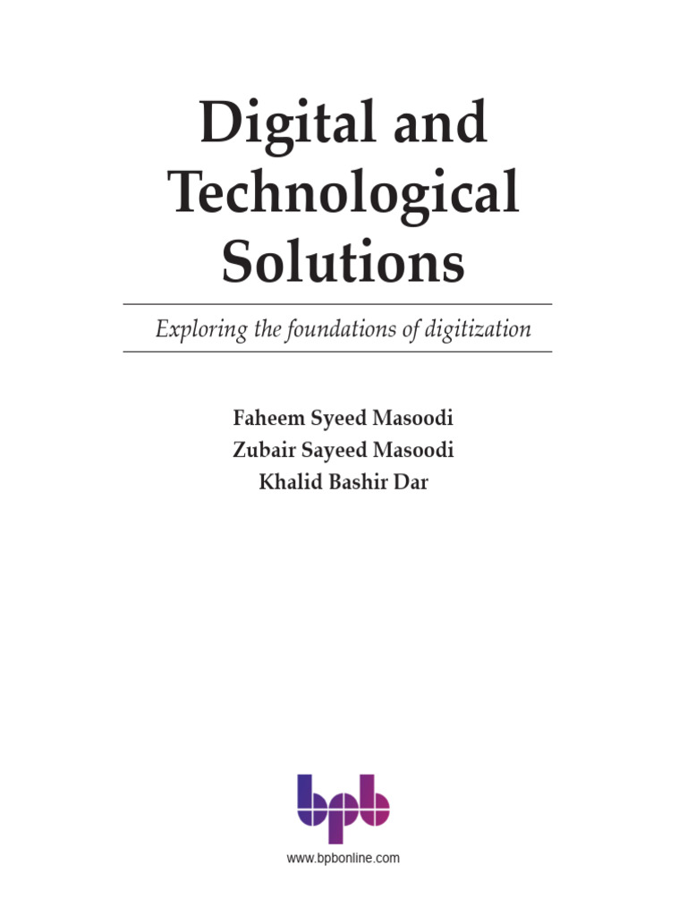 Digital and Technological Solutions Overview | PDF | Network Topology ...