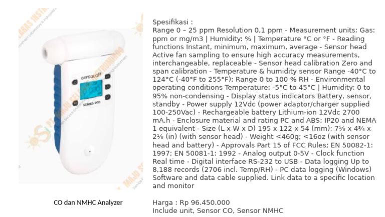 CO Analyzer | PDF