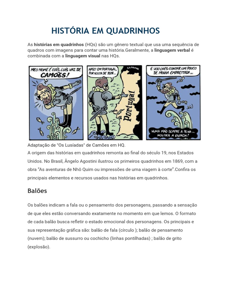 História em Quadrinhos | PDF