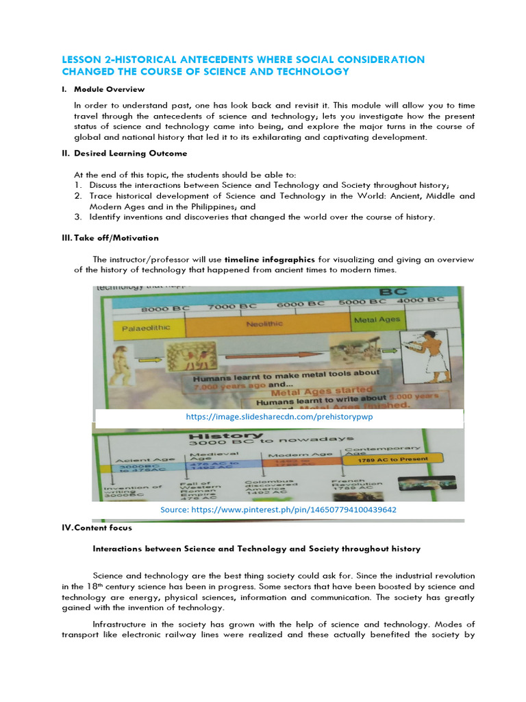 Historical Impact of Science and Technology | PDF | Mesopotamia | Neolithic