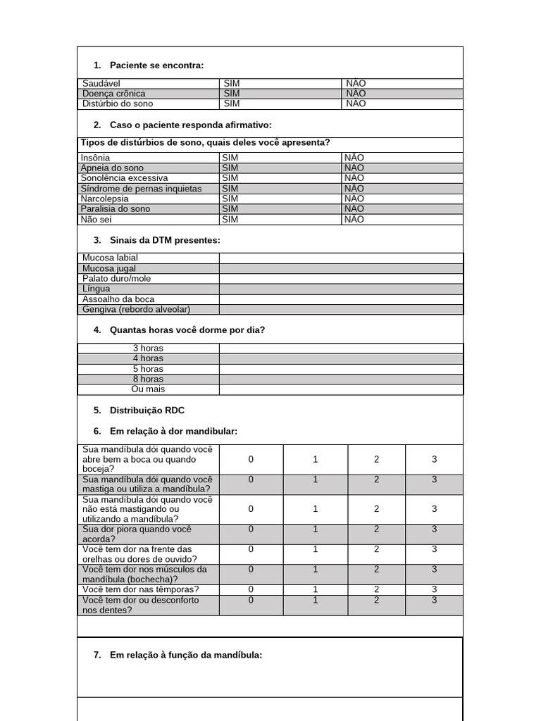 Tabela Psic 3 | PDF