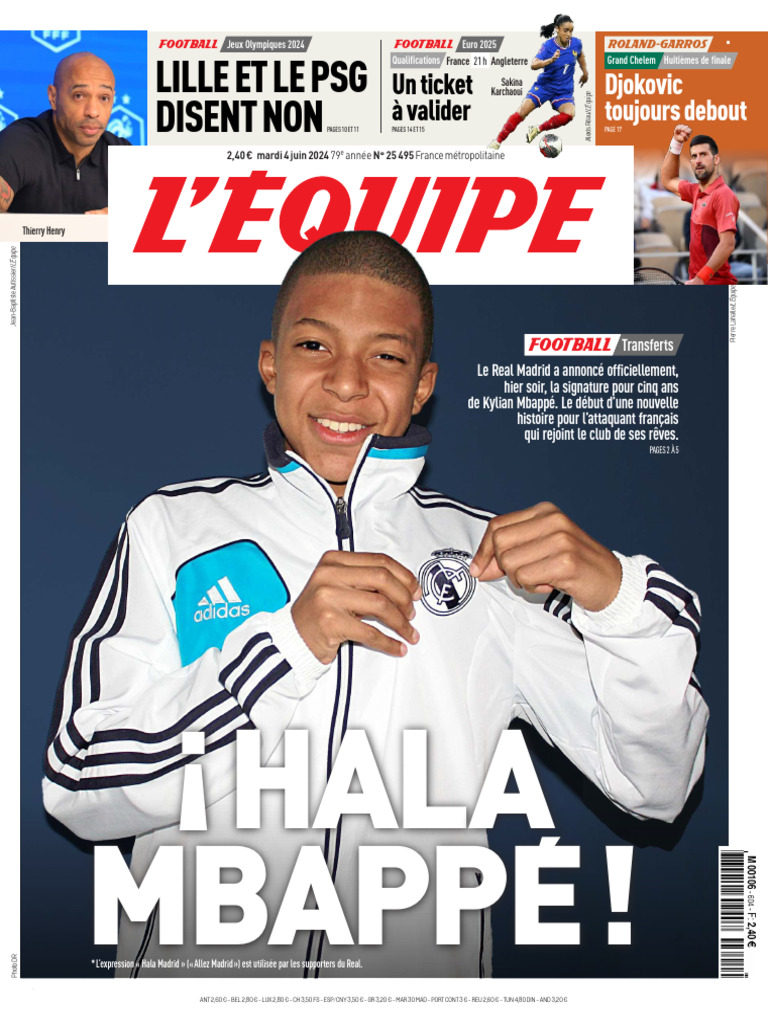 Lequipe Du 04 06 2024 Pdf