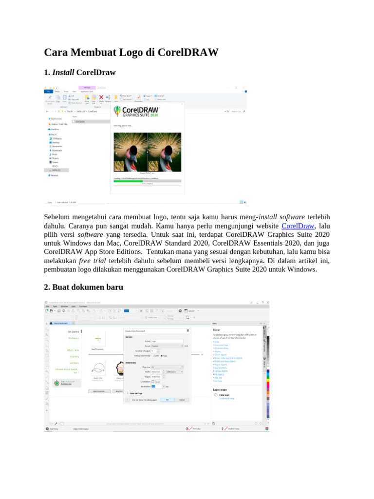 Cara Membuat Logo Di Coreldraw Pdf