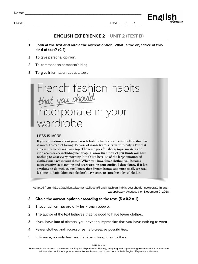 Tests Unit2 B Vol2a Ef2 Pdf