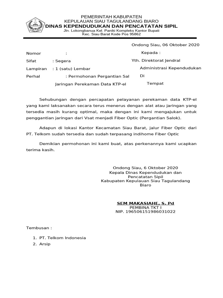 Permohonan perubahan salok pdf