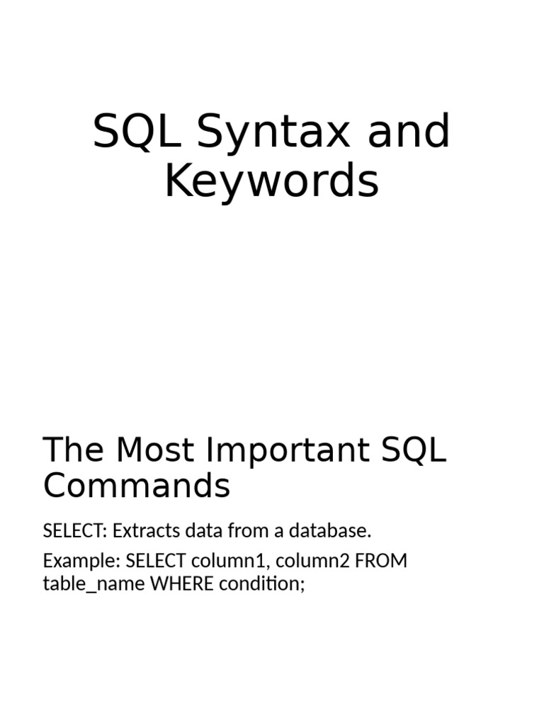 SQL Queries | PDF
