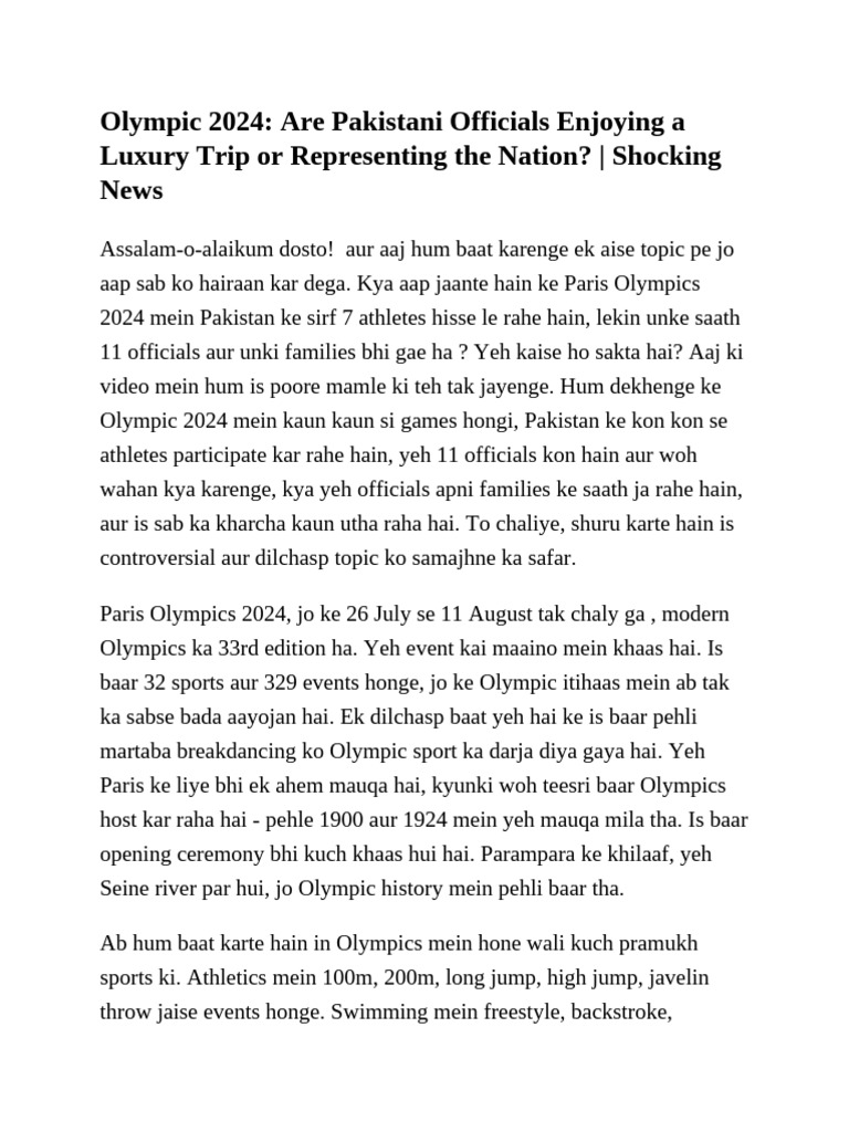 Olympic 2024 PDF
